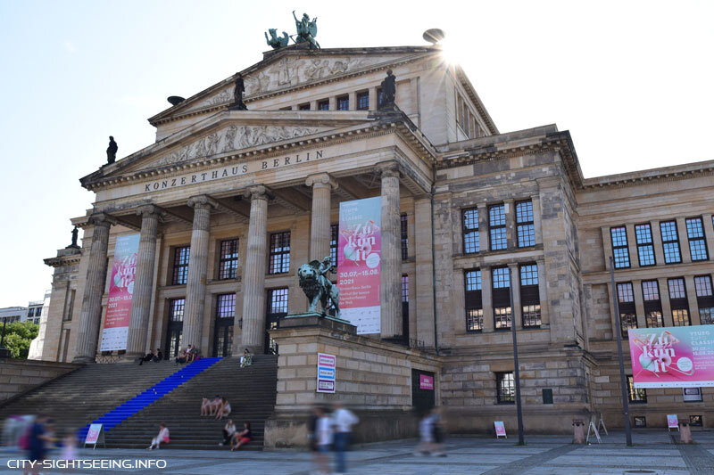 Berlin, Sights, Sehenswürdigkeiten, Gendarmenmarkt, Konzerthaus