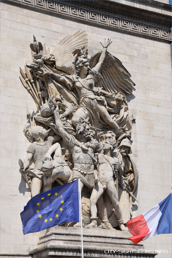 Arc de Triomphe, Paris, Frankreich, France, Sehenswürdigkeit, Sights, Sightseeing