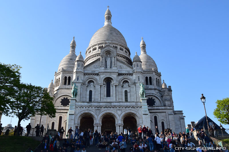 Sacré-Cœur de Montmartre, Sacré-Cœur , Paris, Frankreich, France, Sehenswürdigkeit, Sights, Sightseeing