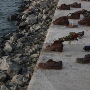 Mahnmal, Schuhe am Donauufer, Budapest