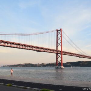 Lissabon, Portugal, Brücke, Ponte de 25 Abril