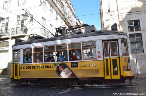 Eléctrico 28, Lissabon, Portugal, Sehenswürdigkeiten