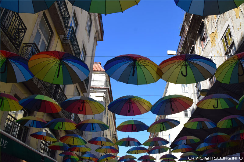 Lissabon, Portugal, Pink Street