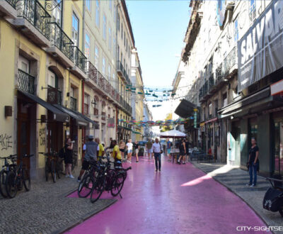 Lissabon, Portugal, Pink Street