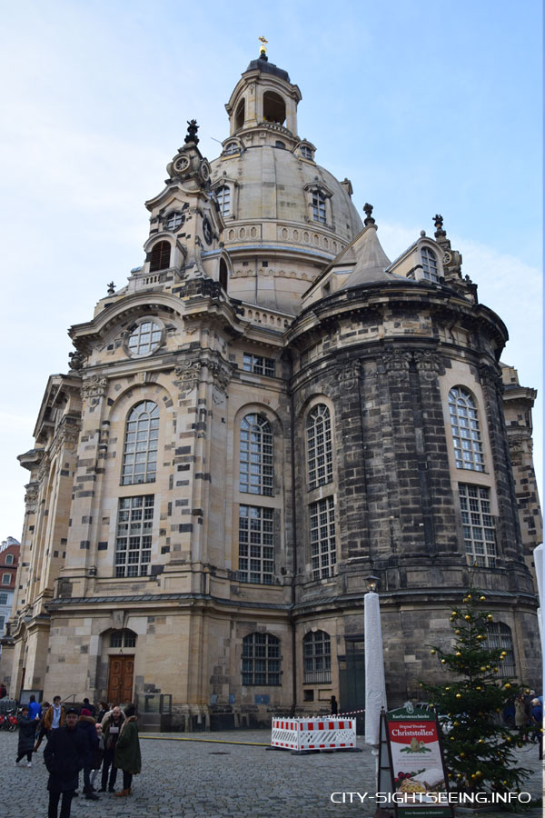 Frauenkirche, Dresden, Deutschland, Sehenswürdigkeit, Kirche