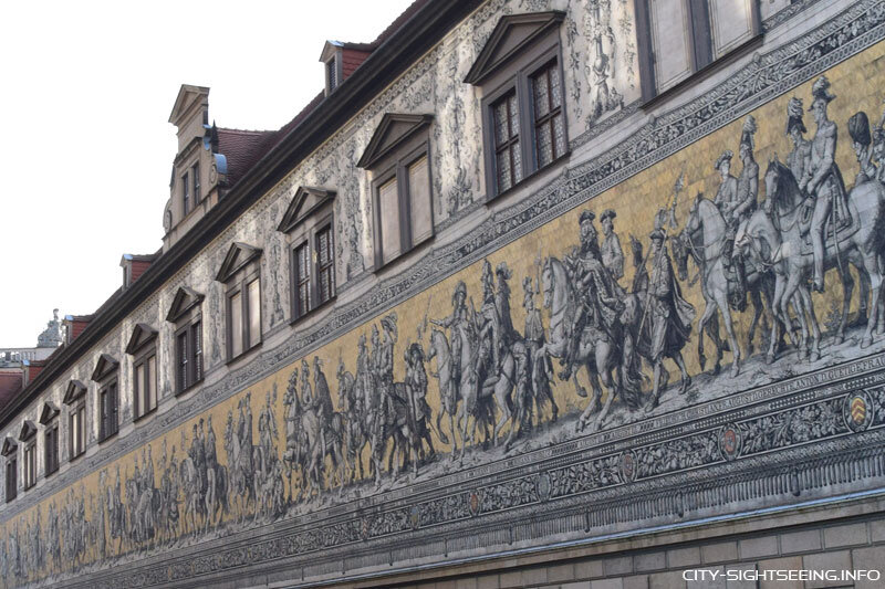 Dresden, Deutschland, Sehenswürdigkeit, Fürstenzug