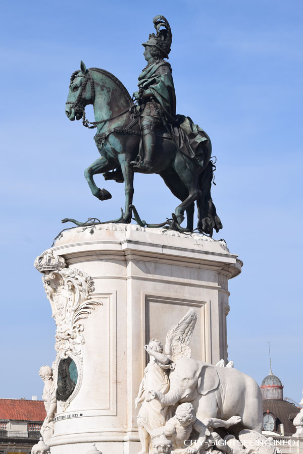 Reiterstatue Josés I., Lissabon, Portugal, Sehenswürdigkeiten, Praça do Comércio