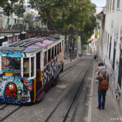 Lissabon, Portugal, Sehenswürdigkeiten, Standseilbahn