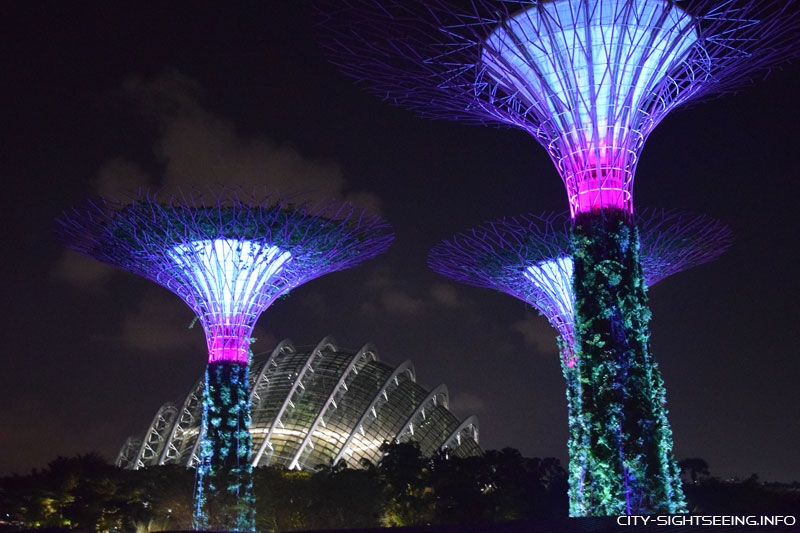 Gardens by the Bay, Singapur, Supertrees