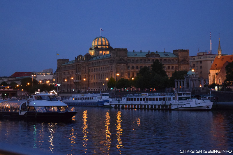 Vltava River, Boat Cruise, Night, Sightseeing, Landmarks, Prague