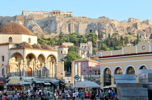 Monastiraki, Monastiraki Platz, Athen