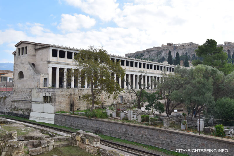 Stoa des Attalos. Athen, Agora von Athen