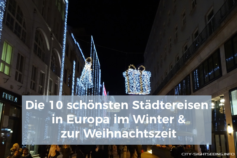 Winter, Städtereisen, Europa